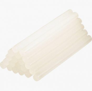 Pack of 100 budget-friendly clear glue sticks for glue gun, code 56405