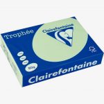 Pack of 500 sheets, A3 80gsm green golf paper, TROPHEE CLAIREFONTAINE