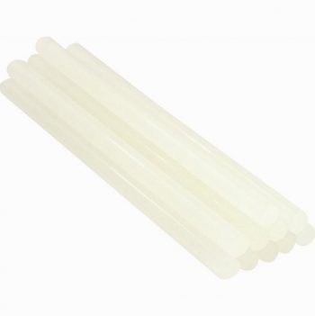 Pack of 10 classic transparent glue stick refills for glue gun, code 39489