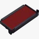 Pack of 10 ink pads 6/4912 pre-inked Red