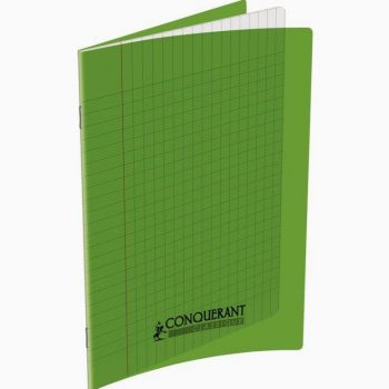Cahier vert Conquerant 96 pages 17 x 22 cm 90g Seyès