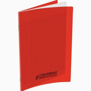 Cahier rouge Conquerant 32 pages 17 x 22 cm 90g Seyès