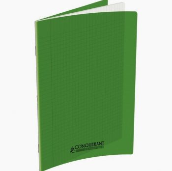 Cahier vert Conquerant 96 pages 24 x 32 cm 90g Seyès