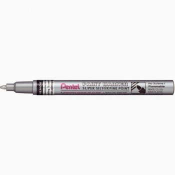 Fine Tip Permanent Paint Marker 2.9mm Silver