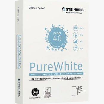 STEINBEIS White A3 Paper 80gsm, Pack of 500 Sheets, No. 3