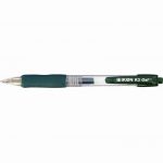 K3 retractable green gel ink pen