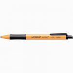 Retractable Ballpoint Pen Pointball Medium Tip Black