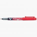 Pilot V-Sign Red Felt Tip Pen