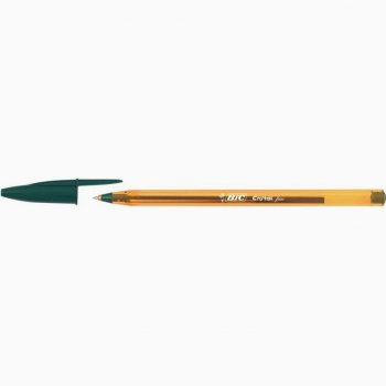 Bic Cristal Fine Point Ballpoint Pen Green