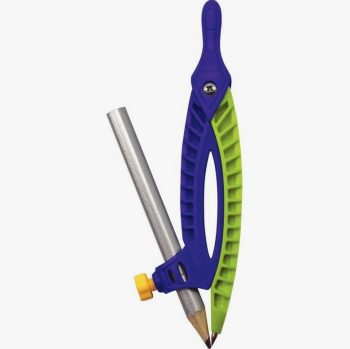 Set of 12 Universal Ring School Compasses with Pencil