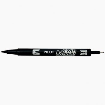Permanent Double-Tip Black Marker