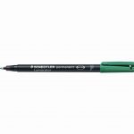 Permanent Green Marker Lumocolor 0.6mm