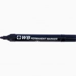 Black Bullet Tip WB Permanent Marker