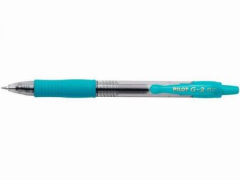 Pilot G2 Gel Ink Pen with Turquoise Grip