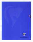 Mimesys cahier piqué polypro 24x32cm 96p séyès Bleu Clairefontaine