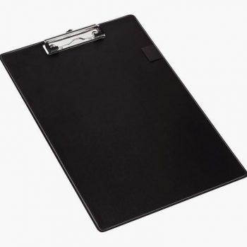 Plaque porte bloc plastique avec pince format A4+