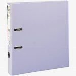 PREM'TOUCH Maxi A4 Plastic Lever Arch File, 5 cm Spine, Lilac