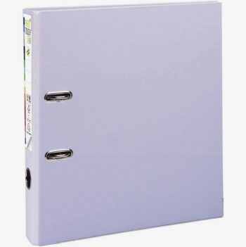 PREM'TOUCH Maxi A4 Plastic Lever Arch File, 5 cm Spine, Lilac