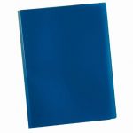 Soft Polypropylene Display Book, 40 Pockets, Blue