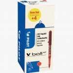 pointe-16-gratuits-pilot-rouge-07mm-moyenne-rollers-4-v-ball–108479-1