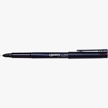 Stylo feutre pointe fine baguée rouge