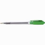Stylo bille rétractable Wiz pointe moyenne 1mm vert