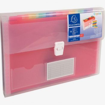 Crystal Polypropylene Organizer Case with 13 Compartments