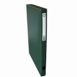 Polypropylene filing box, 25 mm spine, green color