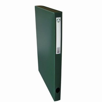 Polypropylene filing box, 25 mm spine, green color