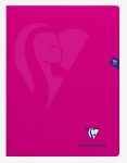 Clairefontaine Mimesys Polypropylene Notebook 24x32cm 96 Sheets Séyès Ruled Pink