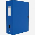Boite de classement MEMPHIS en polypropylène, dos de 100 mm, coloris bleu
