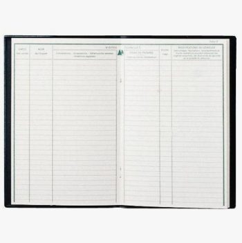 Piqûre 40 pages position de compte format 16 x 19,5 cm