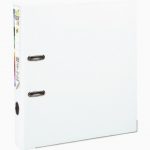 PREM'TOUCH Lever Arch File, Extra-Large A4, 8 cm Spine, White, Plastic