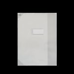 Oxford Strong Line - Protège cahier avec rabats - 24 x 32 cm - incolore