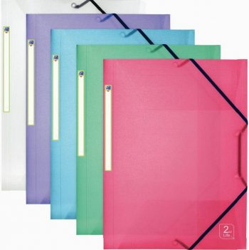 Chemise 3 rabats + élastiques 2ND LIFE en polypropylène, coloris assortis