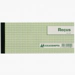 Booklet of 50 Receipts, Size 9 x 13 cm