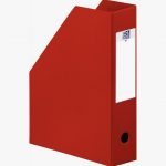 Red Angled Spine PVC Filing Box, 10 cm