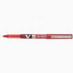 Pilot V5 Hi-Tecpoint Fine Tip 0.5mm Red Roller Pen