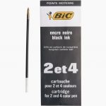BIC black refill for 2-4 color pens, medium point
