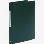 Flexible Polypropylene Binder 5/10, 4 Round Rings 16 mm, A4 Size, Green