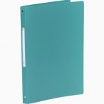 Flexible Polypropylene Binder, 5/10 thickness, 4 round rings (16 mm), suitable for A4 documents, light green