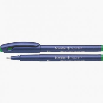 Roller à encre liquide Topball 847 pointe conique 0,5mm vert Schneider