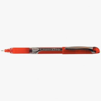 Pilot V7 Grip Hi-Tecpoint Medium Point 0.7mm Red Rollerball Pen