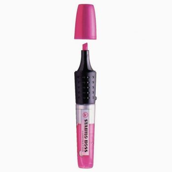 Surligneur Luminator encre liquide fluorescente à niveau visible rose