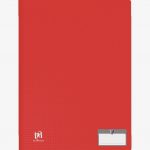 Protège-documents MEMPHIS 20 pochettes fixes 40 vues coloris rouge