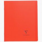 Cahier rouge Clairefontaine 96 pages 17 x 22 cm 90g Seyès