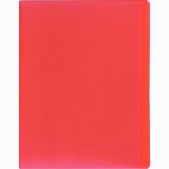Protège-documents Color Fresh, 80 vues, rouge