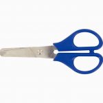 Plastic Handled Safety Scissors with Rounded Tips, 11 cm