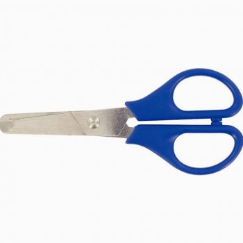 Plastic Handled Safety Scissors with Rounded Tips, 11 cm