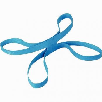 Set of 25 assorted cross-shaped rubber wristbands 200x25 mm